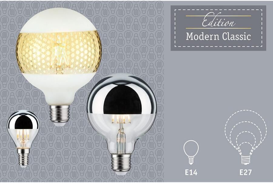 Paulmann Led-verlichting LED druppel kop spiegel 470lm E14 2700K 4 5W 230V dimbaar zwart mat (1 stuk) - Foto 5