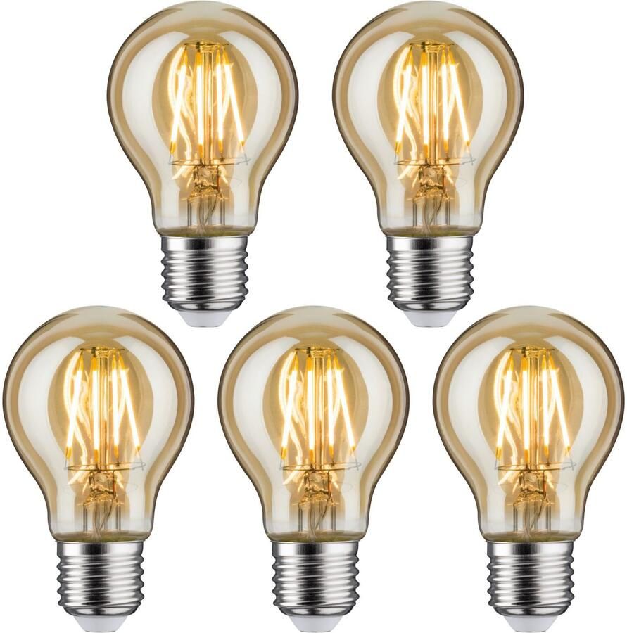 Paulmann Led-verlichting LED Standaardvorm 4 7W E27 2500K (5 stuks) - Foto 7