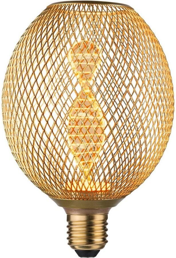 Paulmann Led-verlichting Metallic Glow Globe messing Helix 130lm 3 5W 1800K 230V