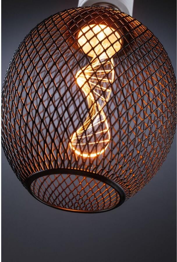 Paulmann Led-verlichting Metallic Glow Globe zwart Helix 110lm 3 5W 1800K 230V - Foto 3