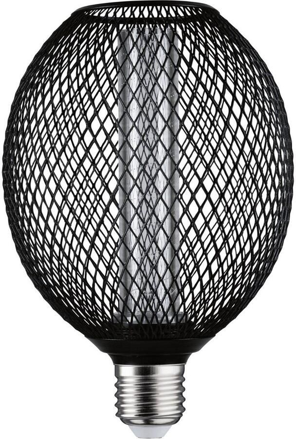 Paulmann Led-verlichting Metallic Glow Globe zwart Spiraal 200lm 4 2W 1800K 230V
