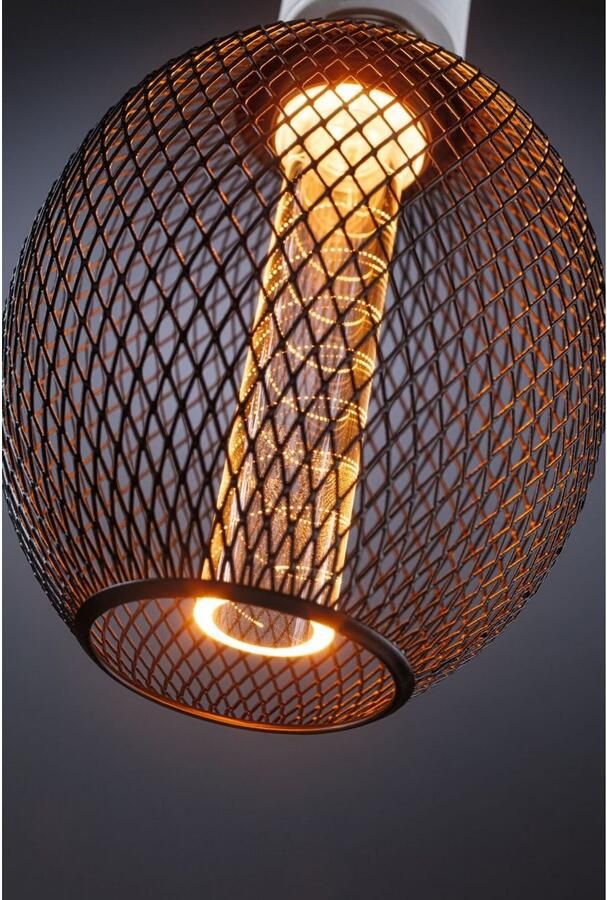 Paulmann Led-verlichting Metallic Glow Globe zwart Spiraal 200lm 4 2W 1800K 230V - Foto 4