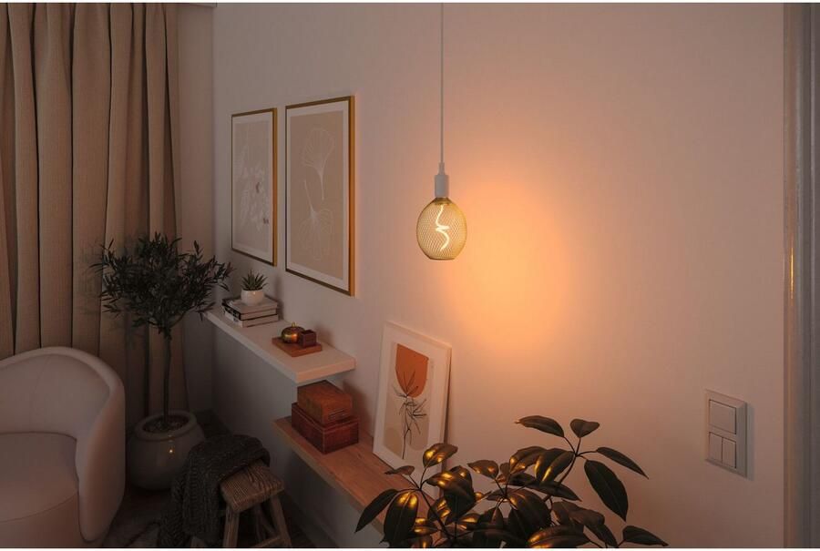 Paulmann Led-verlichting Metallic Glow Standard 230V LED globe dimbaar messing (1 stuk) - Foto 3