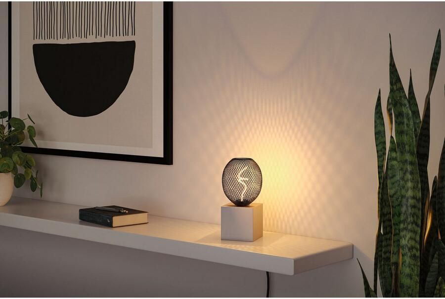 Paulmann Led-verlichting Metallic Glow Standard 230V LED globe dimbaar zwart (1 stuk) - Foto 2