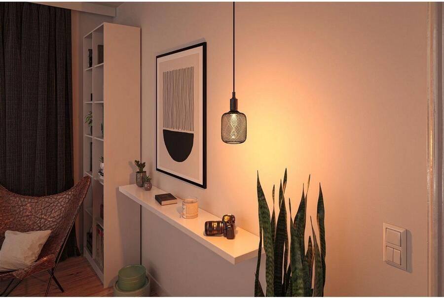 Paulmann Led-verlichting Metallic Glow Zyl zwart Helix 110lm 3 5W 1800K 230V - Foto 5