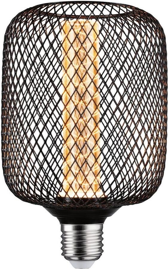 Paulmann Led-verlichting Metallic Glow Zyl zwart Spiraal 200lm 4 2W 1800K 230V