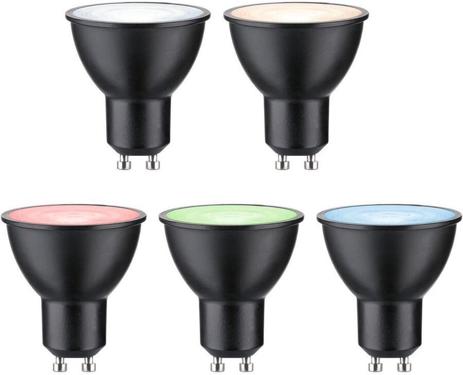 Paulmann Led-verlichting Smart 3-pack Reflector zwart mat 350lm 2200K-6500K 230V - Foto 5