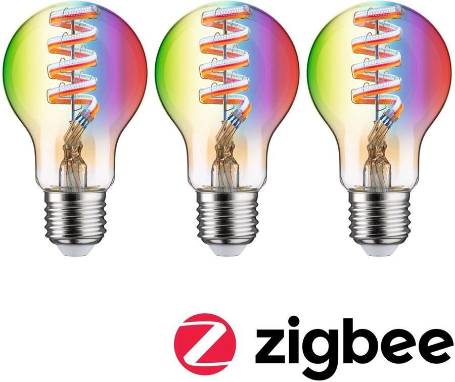 Paulmann Led-verlichting Smart Filament 3-pack AGL 470lm 2200K-6500K goudkleur 230V (1 stuk)