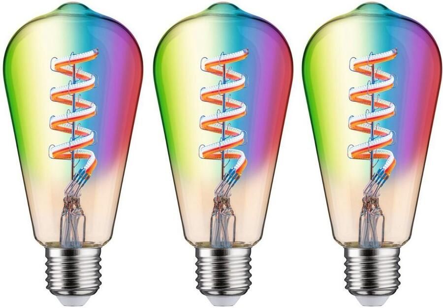 Paulmann Led-verlichting Smart Filament 3-pack ST64 470lm 2200K-6500K goudkleur 230V (1 stuk) - Foto 2