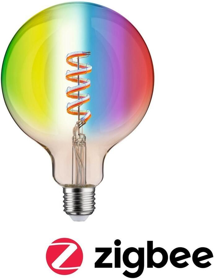 Paulmann Led-verlichting Smart Filament G125 470lm 2200K-6500K goudkleur 230V (1 stuk)