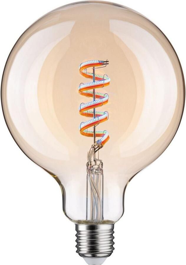 Paulmann Led-verlichting Smart Filament G125 470lm 2200K-6500K goudkleur 230V (1 stuk) - Foto 4