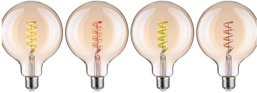Paulmann Led-verlichting Smart Filament G125 470lm 2200K-6500K goudkleur 230V (1 stuk) - Foto 9
