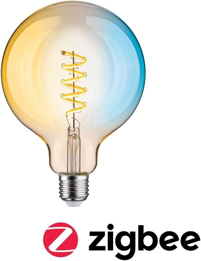 Paulmann Led-verlichting Smart Filament G125 600lm 2200K-5500K goudkleur 230V (1 stuk)