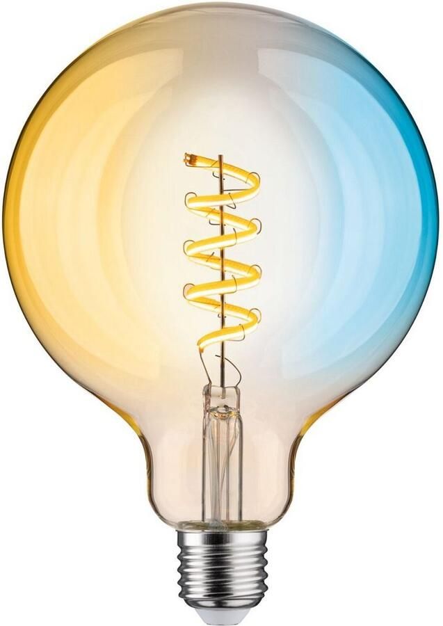 Paulmann Led-verlichting Smart Filament G125 600lm 2200K-5500K goudkleur 230V (1 stuk) - Foto 4