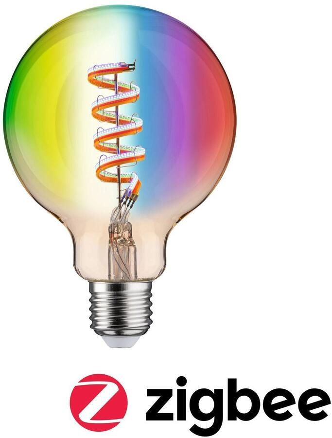 Paulmann Led-verlichting Smart Filament G95 470lm 2200K-6500K goudkleur 230V (1 stuk)