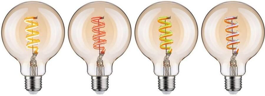 Paulmann Led-verlichting Smart Filament 3-pack G95 470lm 2200K-6500K goudkleur 230V (1 stuk) - Foto 8