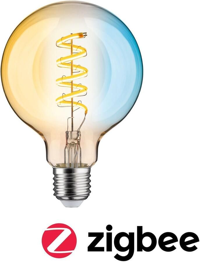 Paulmann Led-verlichting Smart Filament G95 600lm 2200K-5500K goudkleur 230V (1 stuk) - Foto 7