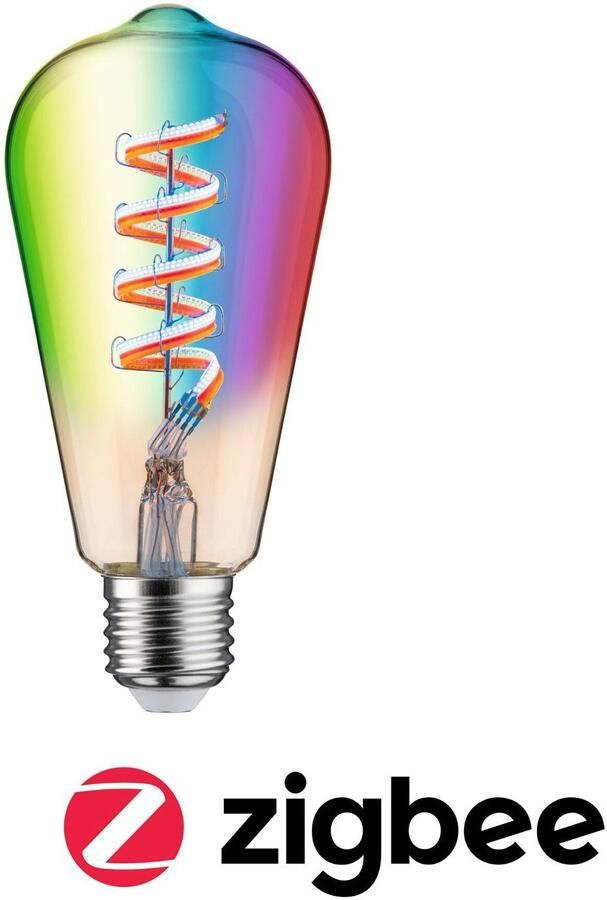 Paulmann Led-verlichting Smart Filament ST64 470lm 2200K-6500K goudkleur 230V (1 stuk)