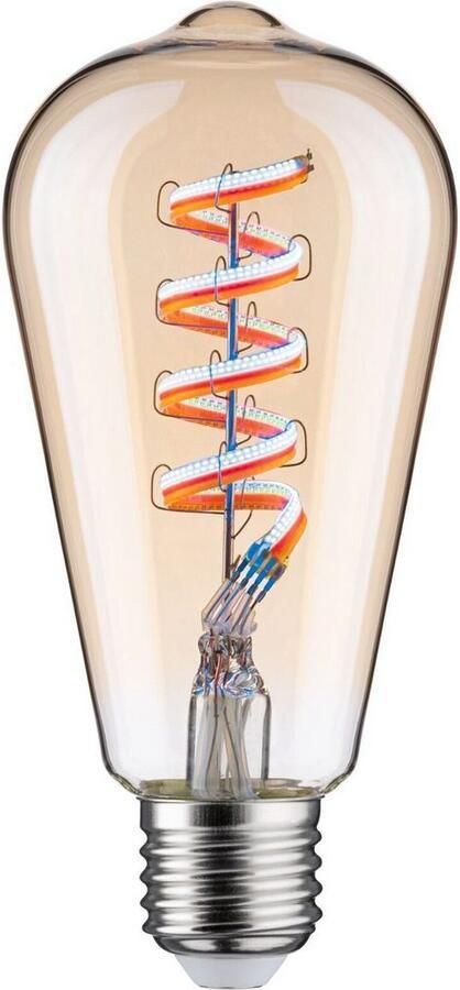 Paulmann Led-verlichting Smart Filament ST64 470lm 2200K-6500K goudkleur 230V (1 stuk) - Foto 6