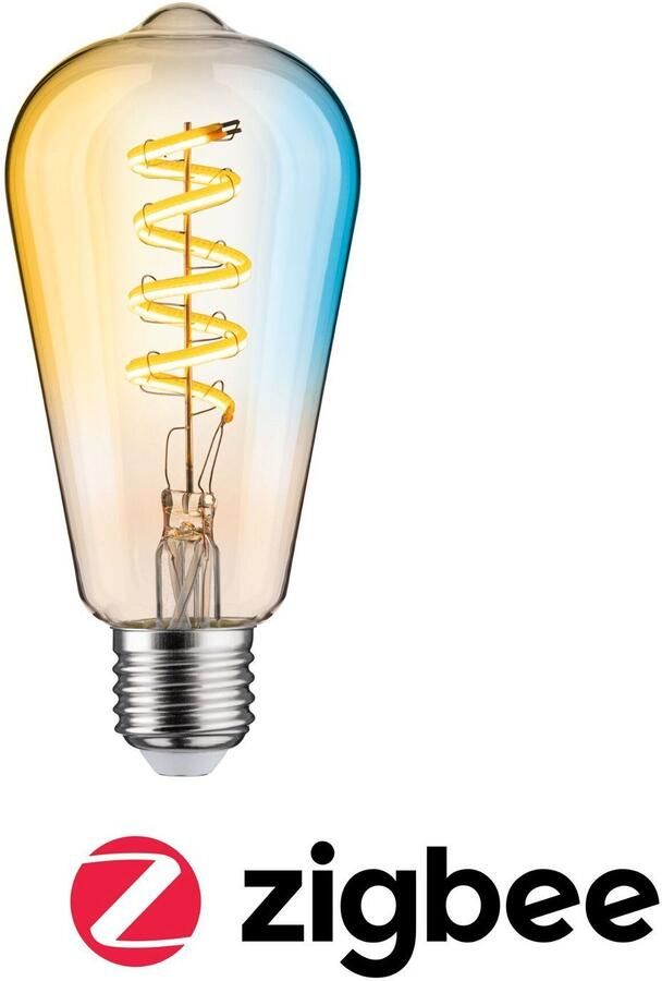 Paulmann Led-verlichting Smart Filament ST64 600lm 2200K-5500K goudkleur 230V (1 stuk) - Foto 4