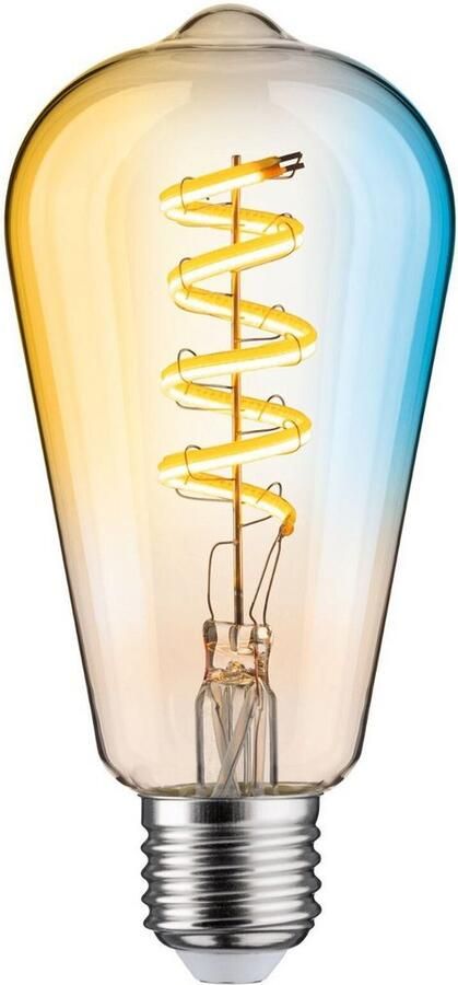 Paulmann Led-verlichting Smart Filament ST64 600lm 2200K-5500K goudkleur 230V (1 stuk) - Foto 3