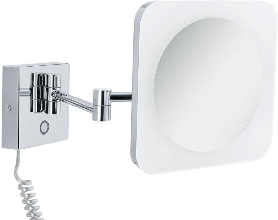 Paulmann Led-wandlamp Jora IP44 Witte Schakelaar 60lm 230V 3 3W Chroom Wit Spiegel (1 stuk) - Foto 7