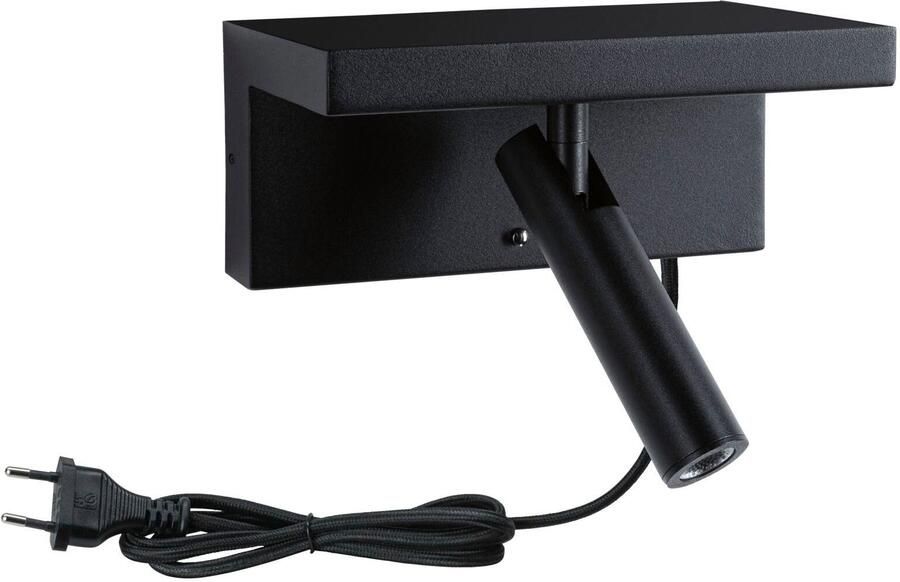 Paulmann Led-wandlamp LED wandlamp 3-Step-Dim Jerik USB C dimbaar Geheugenfunctie dimmer aan uit schakelaar USB-laadfunctie