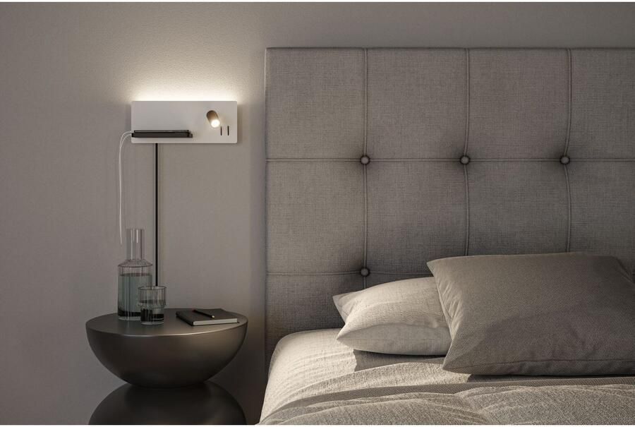 Paulmann Led-wandlamp Serra 2700K 650lm 200lm 230V 5 1x2 6W (1 stuk) - Foto 10