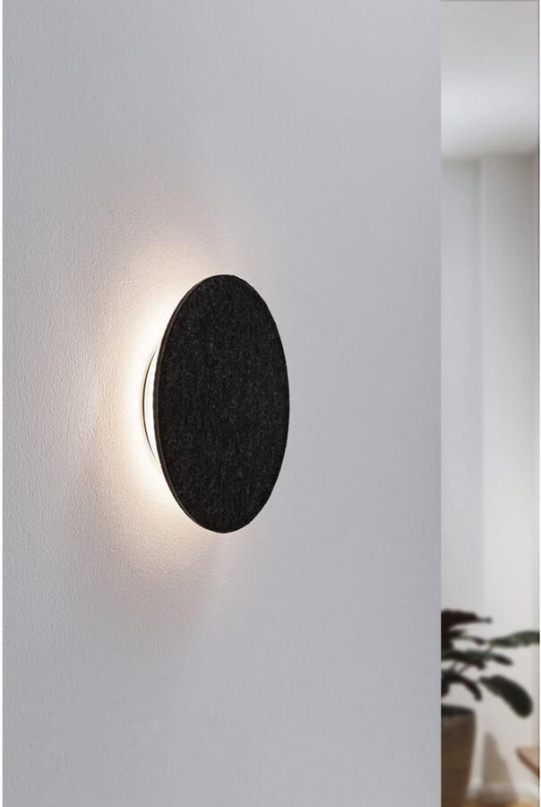 Paulmann Led-wandlamp Tulga 2700K 1000lm 230V 15W Antraciet (1 stuk) - Foto 5