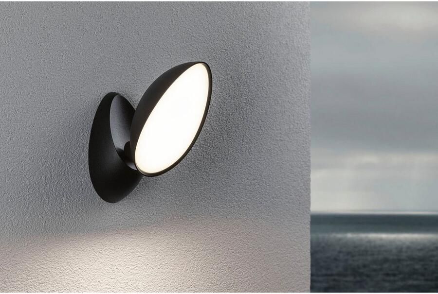 Paulmann Led-wandlamp voor buiten 230V Batona IP44 Antraciet (1 stuk) - Foto 5