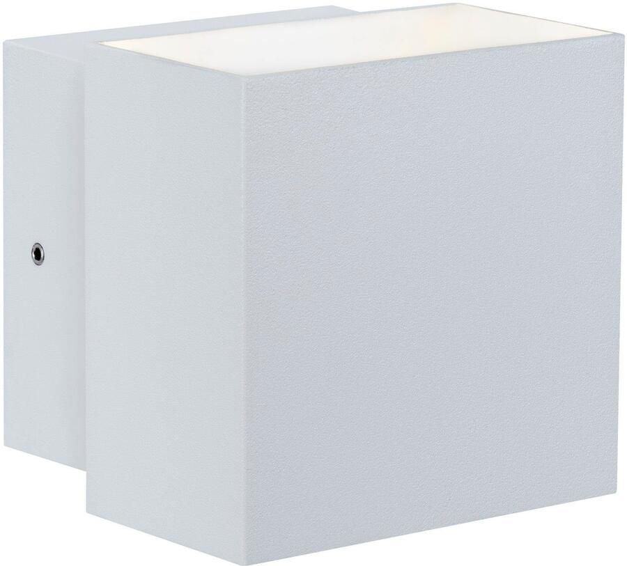 Paulmann Led-wandlamp voor buiten 230V Cybo LED 2x3 5W 230V IP65 vierkant 100x100mm Grijs Aluminium (1 stuk) - Foto 2