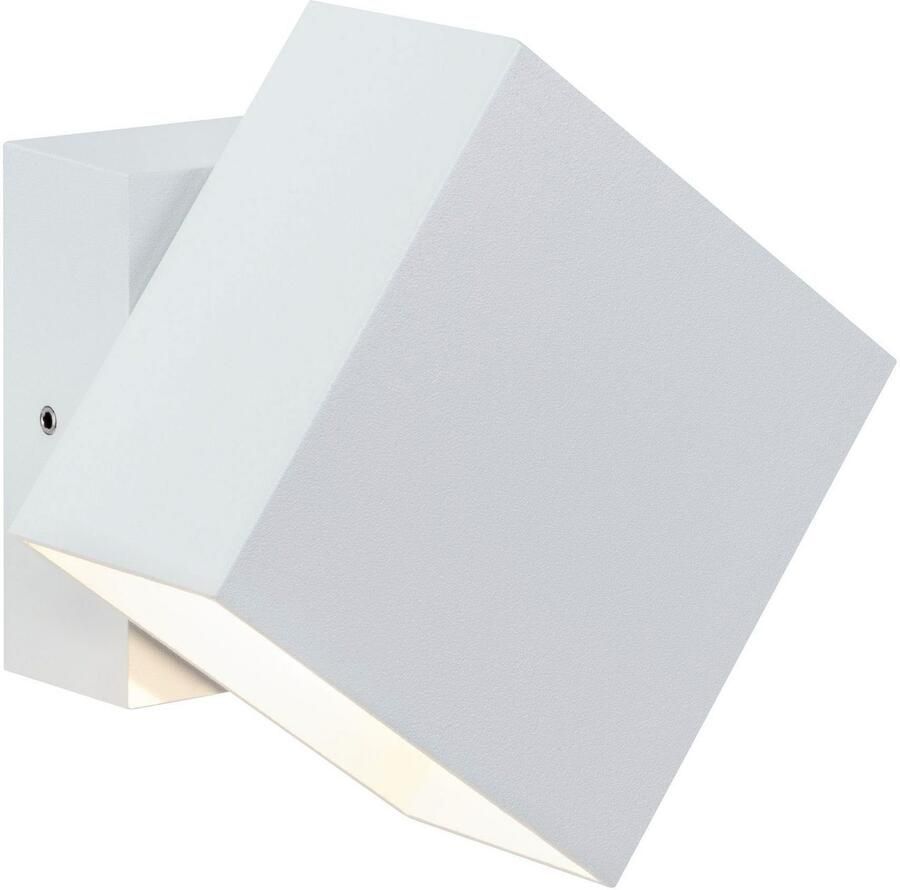 Paulmann Led-wandlamp voor buiten 230V Cybo LED 2x3 5W 230V IP65 vierkant 100x100mm Grijs Aluminium (1 stuk) - Foto 3
