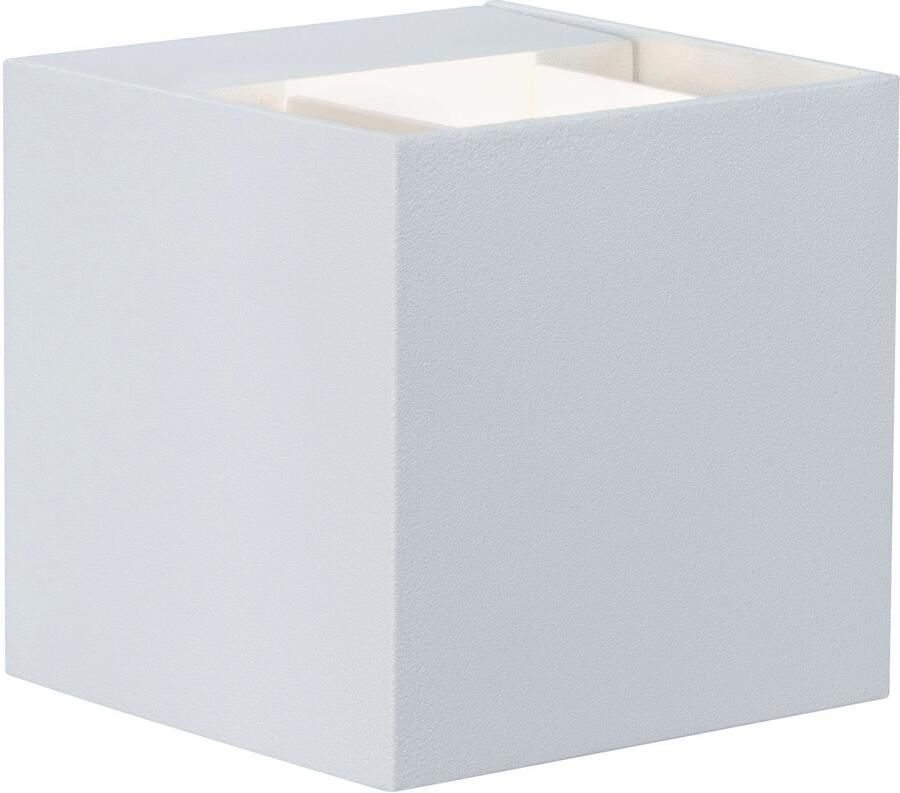 Paulmann Led-wandlamp voor buiten 230V Cybo LED 2x3 5W 230V IP65 vierkant 80x80mm Grijs Aluminium (1 stuk) - Foto 2