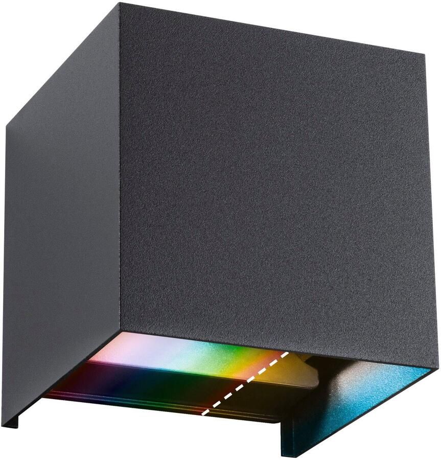 Paulmann Led-wandlamp voor buiten 230V Cybo RGBW Zigbee 2000-6500K Antraciet (1 stuk) - Foto 12