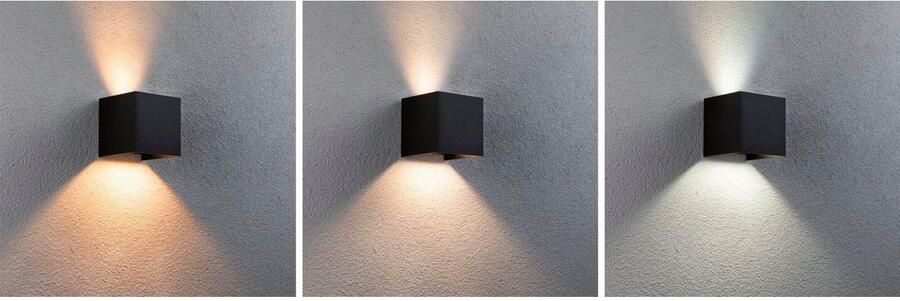 Paulmann Led-wandlamp voor buiten 230V Cybo RGBW Zigbee 2000-6500K Antraciet (1 stuk) - Foto 10