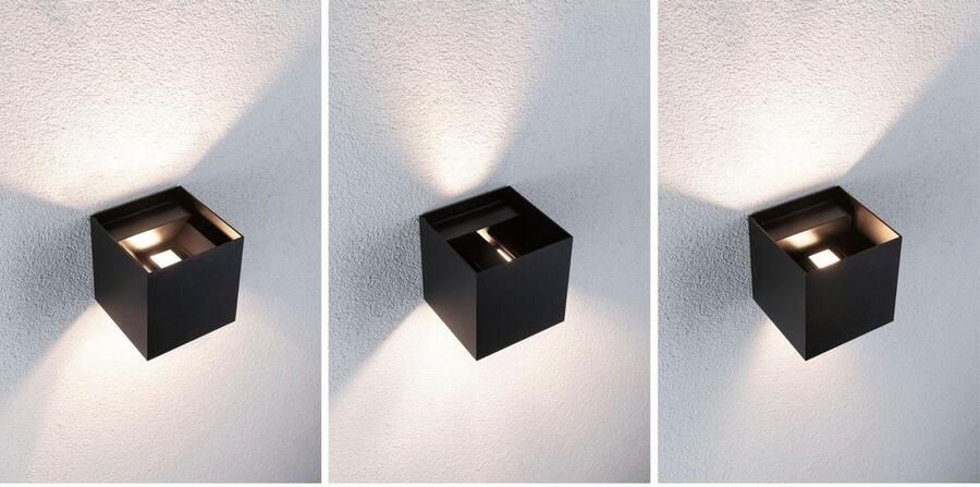 Paulmann Led-wandlamp voor buiten 230V Cybo RGBW Zigbee 2000-6500K Antraciet (1 stuk) - Foto 9