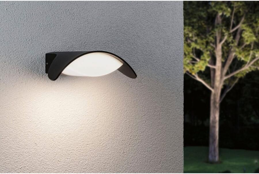 Paulmann Led-wandlamp voor buiten 230V Mesana IP44 Antraciet (1 stuk) - Foto 4