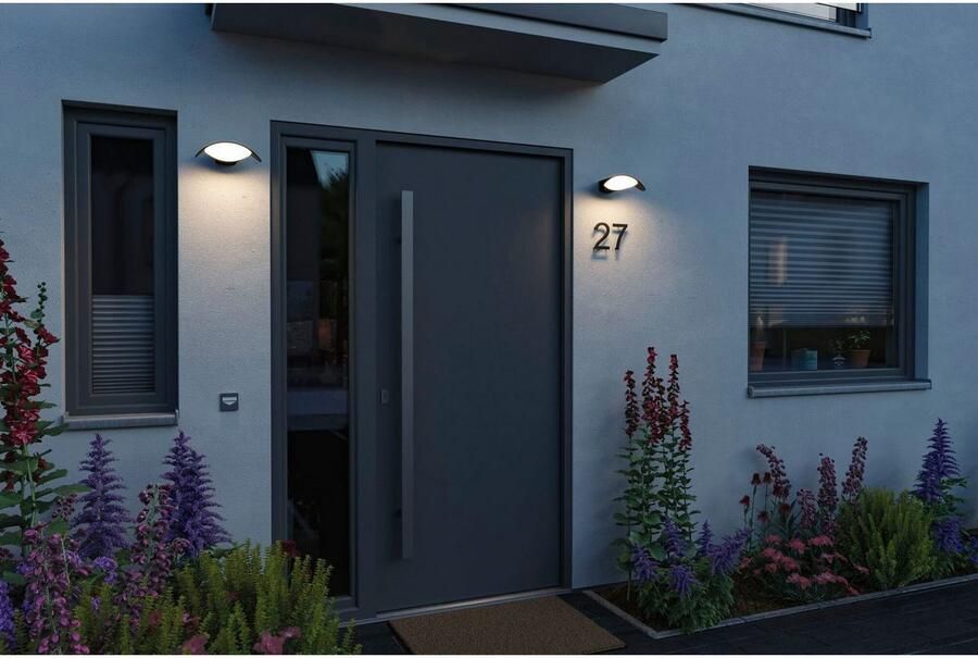 Paulmann Led-wandlamp voor buiten 230V Mesana IP44 Antraciet (1 stuk) - Foto 6