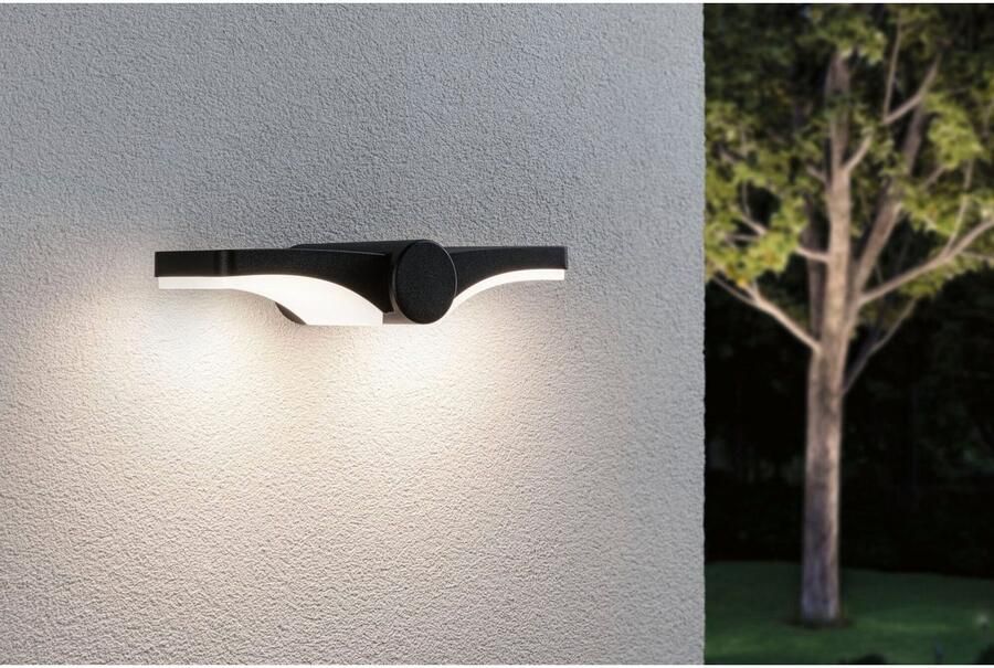 Paulmann Led-wandlamp voor buiten 230V Pekana IP44 Antraciet (1 stuk) - Foto 7