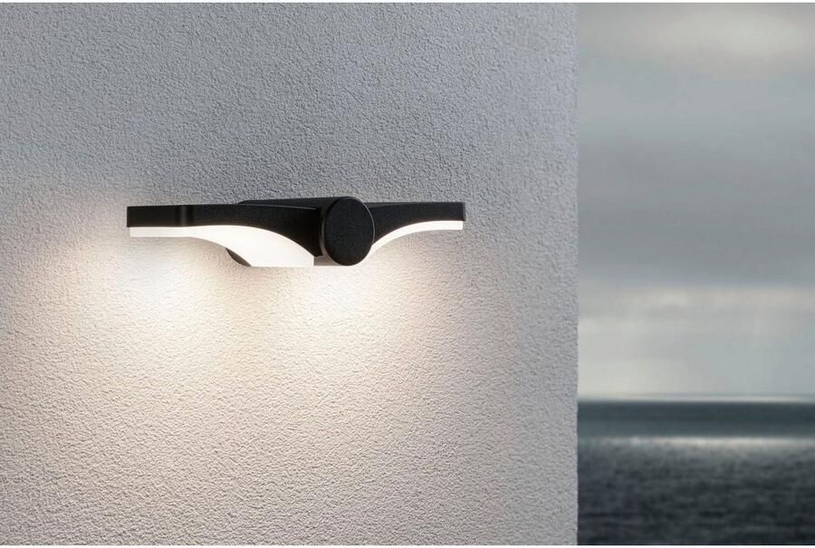 Paulmann Led-wandlamp voor buiten 230V Pekana IP44 Antraciet (1 stuk) - Foto 8