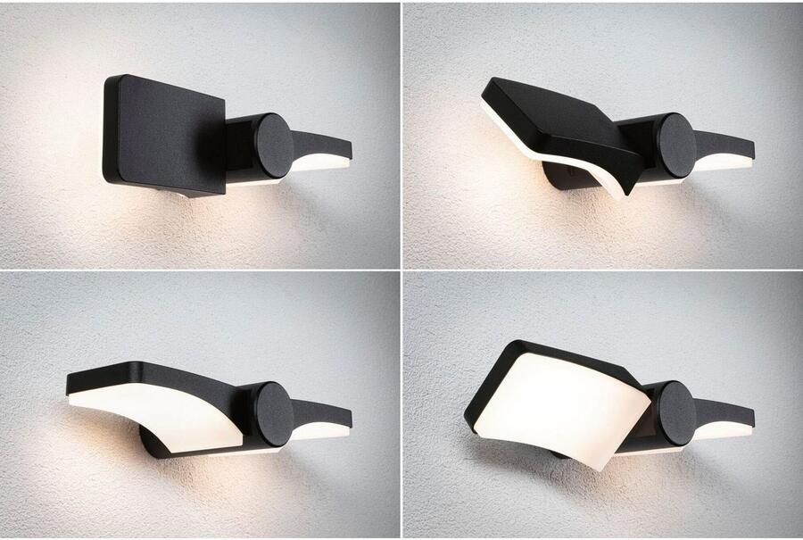 Paulmann Led-wandlamp voor buiten 230V Pekana IP44 Antraciet (1 stuk) - Foto 11