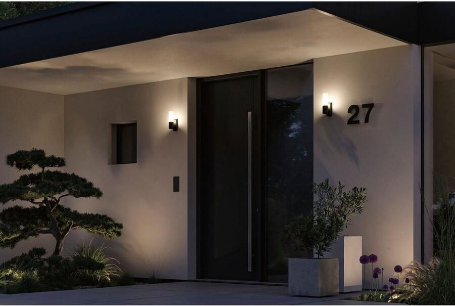 Paulmann Led-wandlamp voor buiten 230V Tralia E27 IP44 Antraciet (1 stuk) - Foto 3