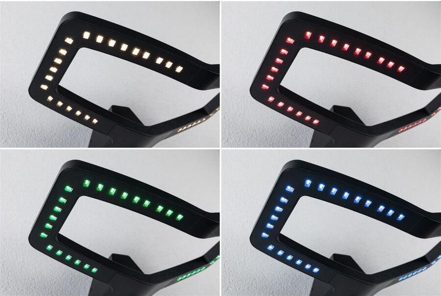 Paulmann Led-wandlamp voor buiten Alara IP44 vierkant 375x270mm RGBW+ 10W 450lm 230V antraciet metaal (1 stuk) - Foto 6