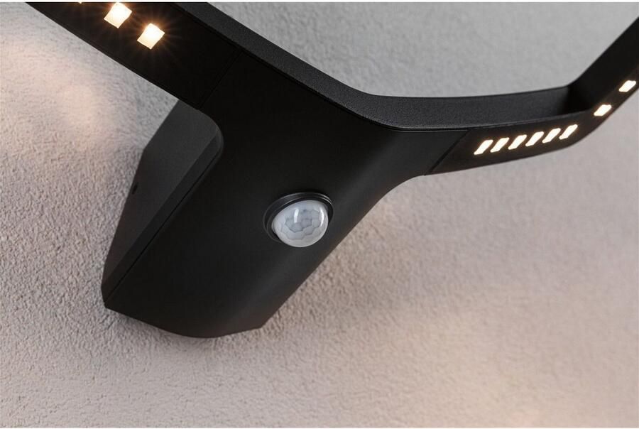 Paulmann Led-wandlamp voor buiten Alara IP44 vierkant 375x270mm 3000-2200K 10W 230V antraciet metaal (1 stuk) - Foto 5