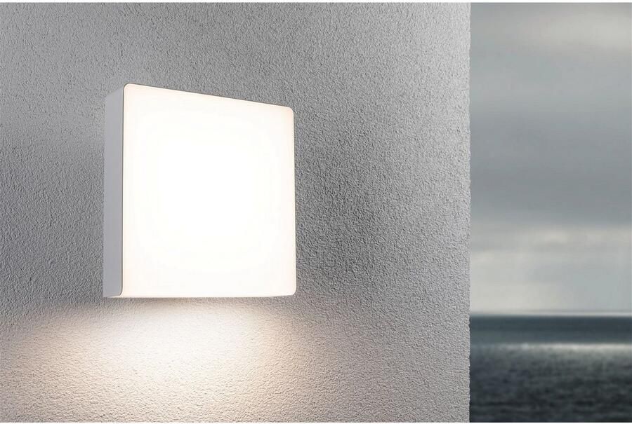 Paulmann Led-wandlamp voor buiten Azalena IP44 250x97mm 3000K 8 5W 700lm 230V kunststof aluminium (1 stuk) - Foto 5