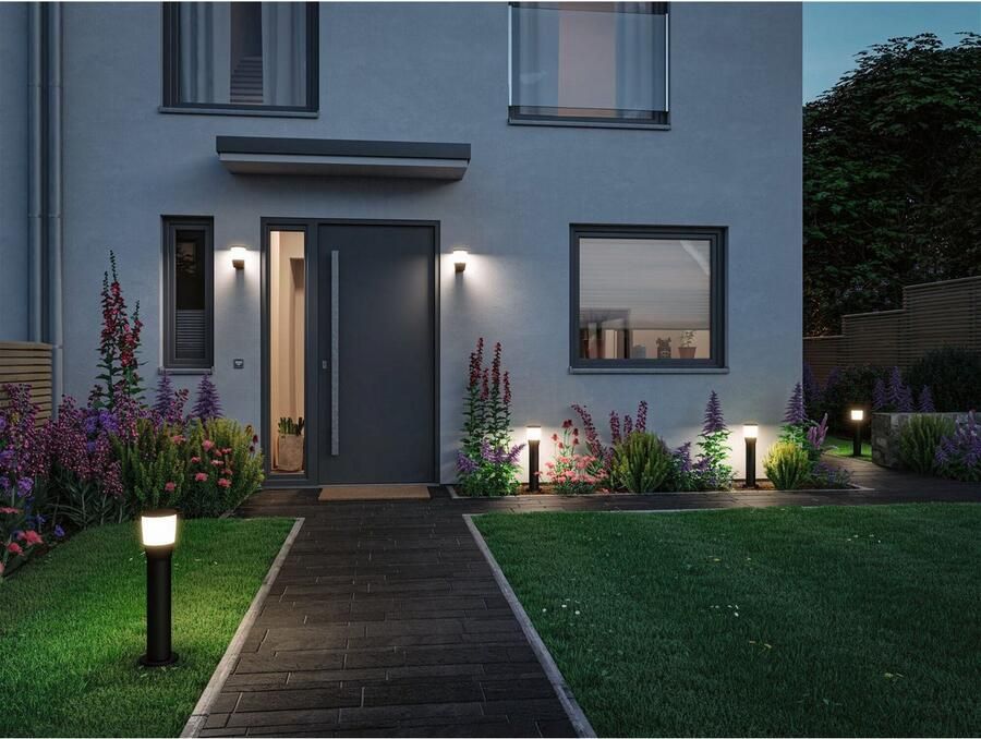 Paulmann Led-bolderlamp Bako IP44 500mm max. 20W 230V antraciet E14 aluminium (1 stuk) - Foto 3