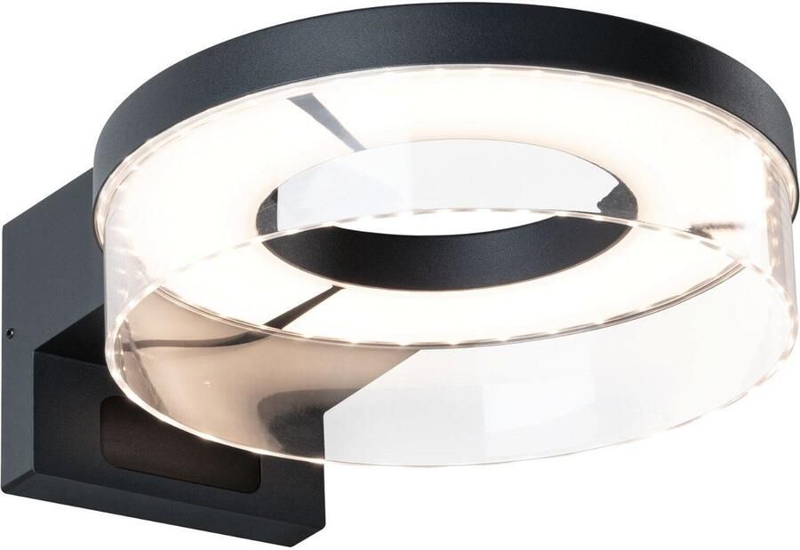 Paulmann Led-wandlamp voor buiten Capea IP44 231mm 3000K 700lm 230V aluminium (1 stuk) - Foto 8