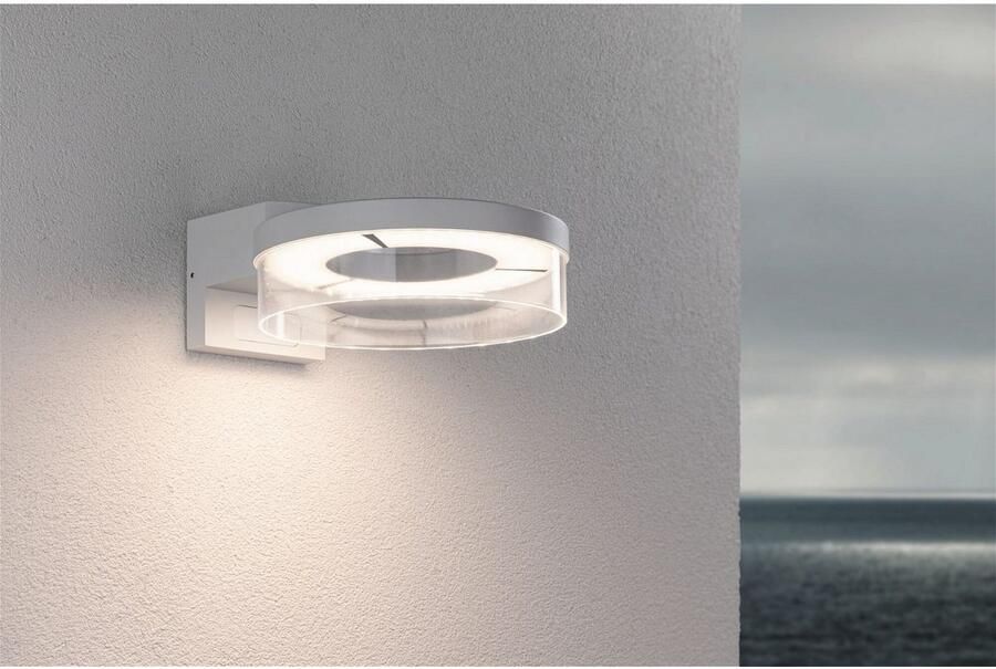 Paulmann Led-wandlamp voor buiten Capea IP44 231mm 3000K 700lm 230V aluminium (1 stuk) - Foto 5