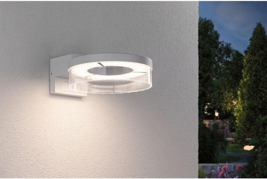 Paulmann Led-wandlamp voor buiten Capea IP44 231mm 3000K 700lm 230V aluminium (1 stuk) - Foto 6