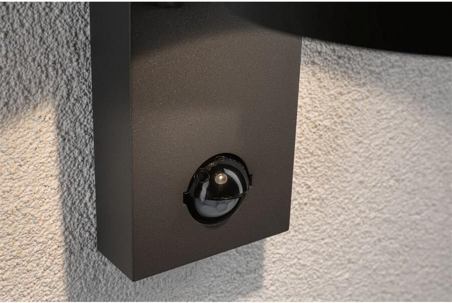 Paulmann Led-wandlamp voor buiten Capea IP44 96x153mm 3000K 6W 500lm 230V antraciet aluminium (1 stuk) - Foto 5
